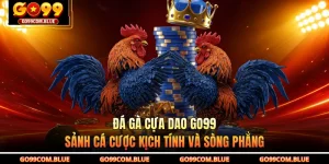 Đá Gà Cựa Dao GO99 - Sảnh Cá Cược Kịch Tính Và Sòng Phẳng